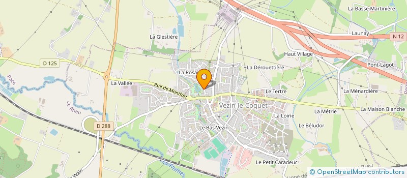 localisation de l'entreprise AGENCE FRANCO-CONGOLAISE POUR LE DEVELOPPEMENT à VEZIN-LE-COQUET