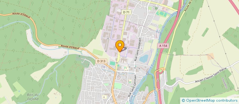 localisation de l'entreprise AGENCE FRENCH TOUCH à LOUVIERS