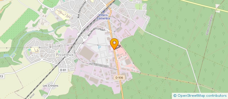 localisation de l'entreprise AGENCE FROMENTIN FERMETURE à VILLERS-COTTERETS