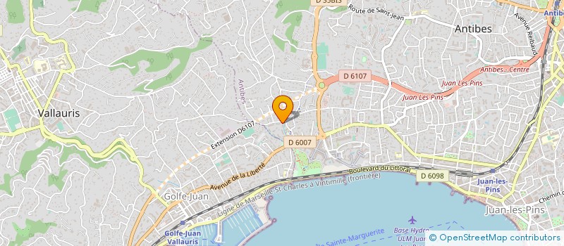 localisation de l'entreprise AGENCE FUNERAIRE DE JUAN-LES-PINS à ANTIBES