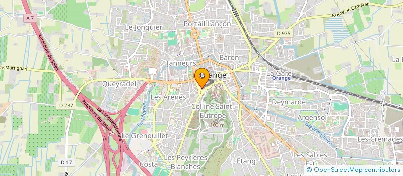 localisation de l'entreprise AGENCE G SILVY à ORANGE