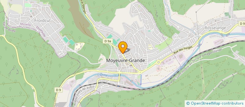 localisation de l'entreprise AGENCE GABRIEL ET CYRIELLE  BALDO  MOYEUVRE-GRANDE