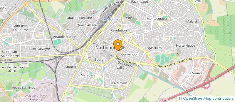 localisation de l'entreprise AGENCE GAMBETTA à NARBONNE
