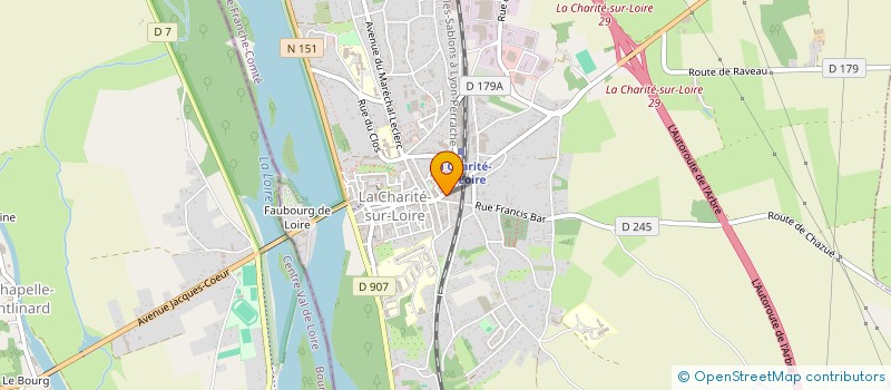 localisation de l'entreprise AGENCE GAMBETTA IMMOBILIER à LA CHARITE-SUR-LOIRE
