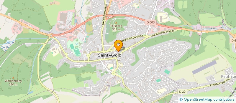 localisation de l'entreprise AGENCE GANGLOFF MILLER à SAINT-AVOLD