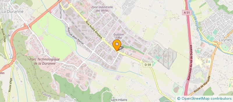 localisation de l'entreprise AGENCE GARDIENNAGE INTERVENTION INCENDIE à AIX-EN-PROVENCE