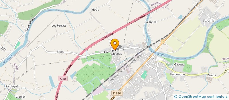 localisation de l'entreprise AGENCE GARDIENNAGE INTERVENTION SECURITE  ALBIAS