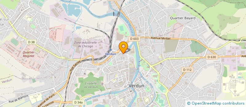 localisation de l'entreprise AGENCE GARIBALDI à VERDUN