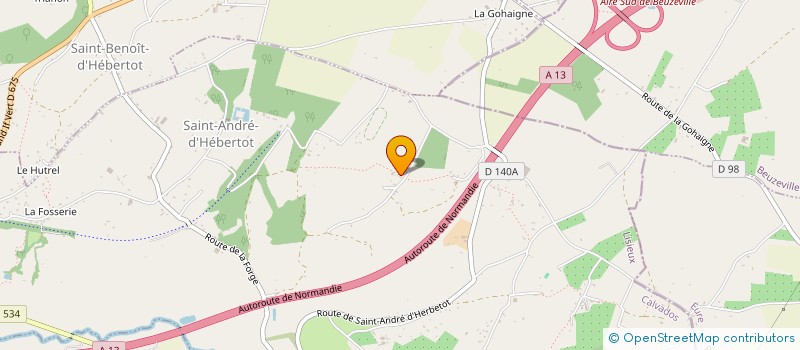 localisation de l'entreprise AGENCE GB  SAINT-ANDRE-D'HEBERTOT