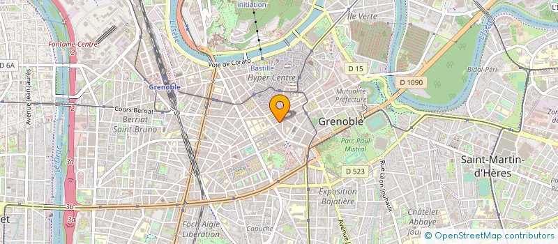 localisation de l'entreprise AGENCE GENERAL IMMOBILIERE ET LOCATION  GRENOBLE