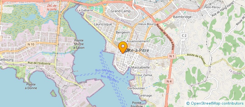 localisation de l'entreprise AGENCE GENERALE DE COMMUNICATION  POINTE-A-PITRE