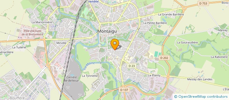 localisation de l'entreprise AGENCE GENERALE DE SECURITE à MONTAIGU-VENDEE