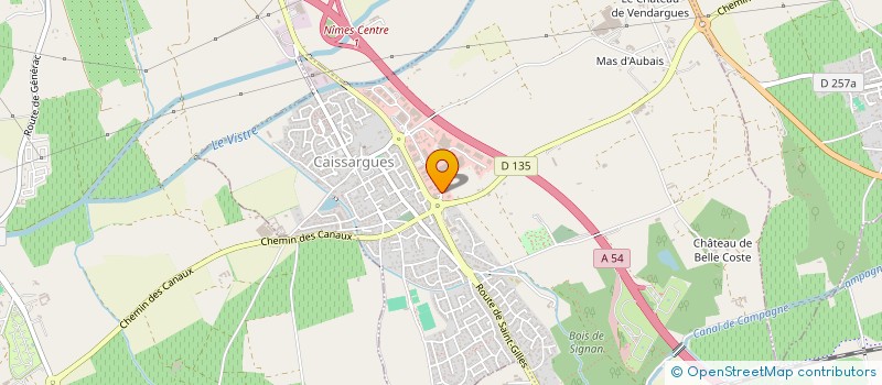 localisation de l'entreprise AGENCE GENERALE DU BATIMENT AGB à CAISSARGUES