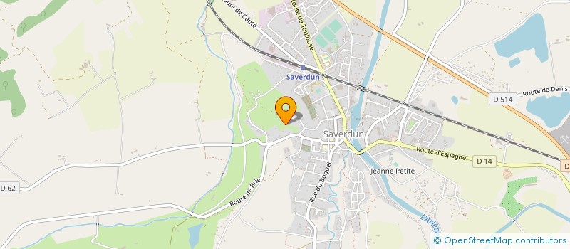 localisation de l'entreprise AGENCE GENERALE SECURITE & D'ENGINEERING à SAVERDUN
