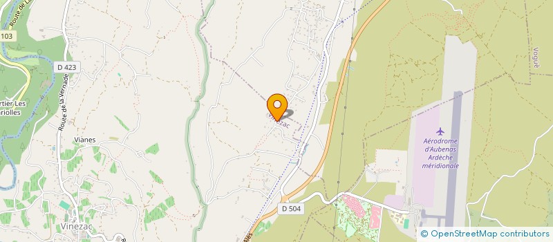 localisation de l'entreprise AGENCE GESTION COMMUNICATION WEB  VINEZAC