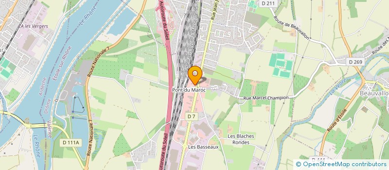 localisation de l'entreprise AGENCE GESTION PROJETS INDUSTRIELS AGPI à ETOILE-SUR-RHONE