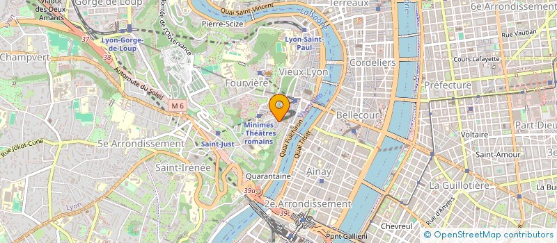 localisation de l'entreprise AGENCE GF4 à LYON
