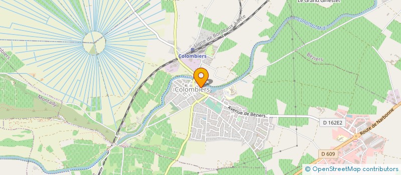 localisation de l'entreprise AGENCE GHT à COLOMBIERS