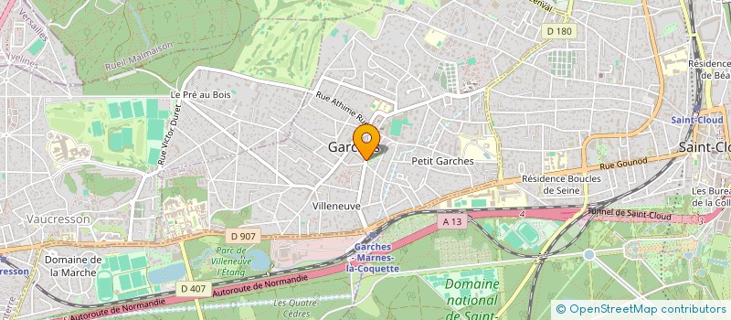 localisation de l'entreprise AGENCE GILLES RAAS à GARCHES