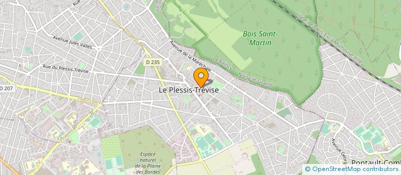 localisation de l'entreprise AGENCE GINDRA à LE PLESSIS-TREVISE