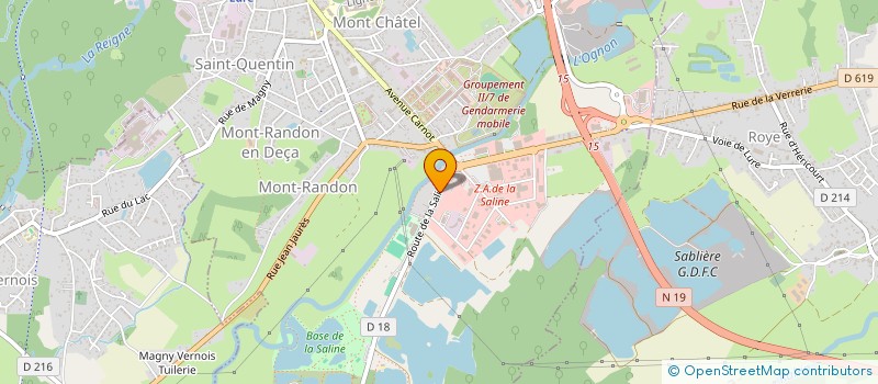 localisation de l'entreprise AGENCE GIRARDOT  LURE