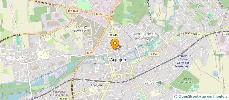 localisation de l'entreprise AGENCE GLOBE PROTECTION SECURITE SARL  ARPAJON