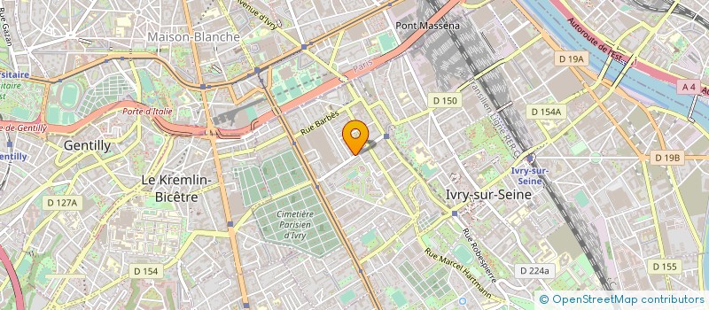 localisation de l'entreprise AGENCE GLV  PARIS