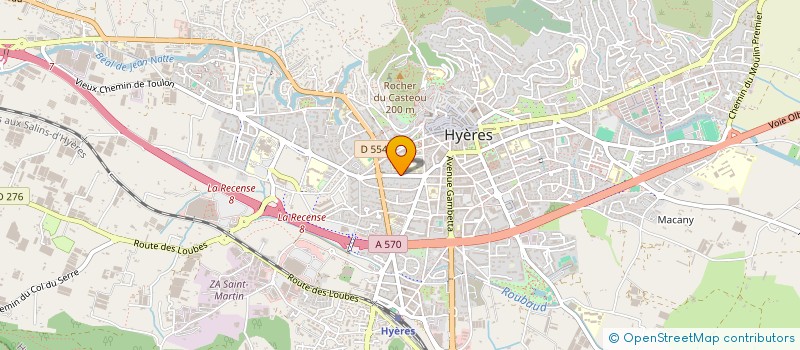 localisation de l'entreprise AGENCE GOUYET LOUVET à HYERES