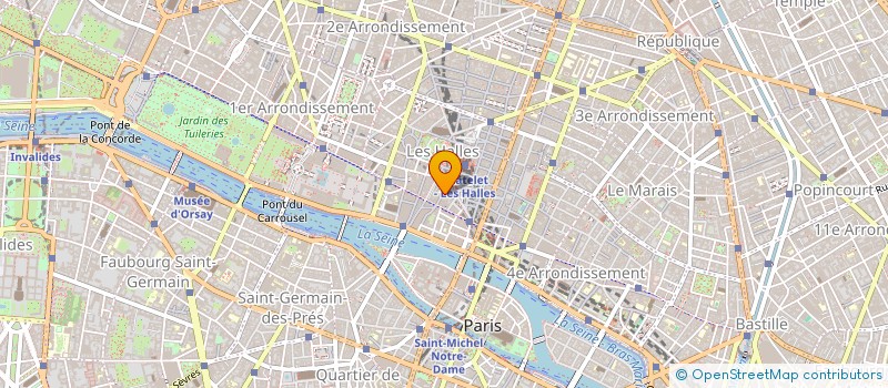 localisation de l'entreprise AGENCE GRAND PUBLIC à PARIS