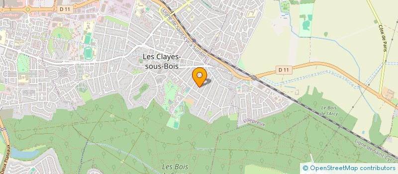 localisation de l'entreprise AGENCE GRAPHIQUE INFORMATIQUE  CLAYES-SOUS-BOIS (LES)