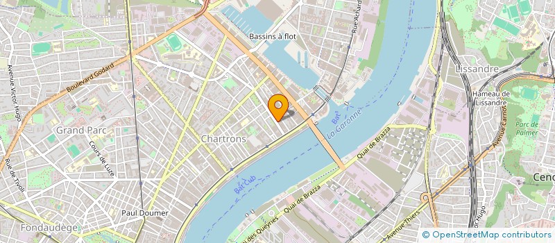 localisation de l'entreprise AGENCE GROUPE INTERVENTION RAPIDE à BORDEAUX