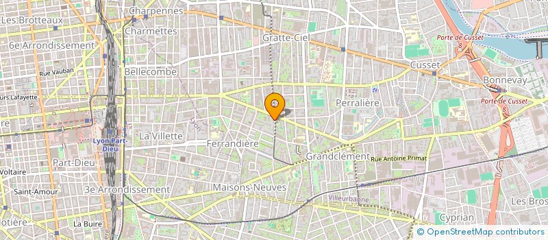 localisation de l'entreprise AGENCE H IMMOBILIER  VILLEURBANNE