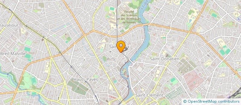 localisation de l'entreprise AGENCE HABITAT  NANTES