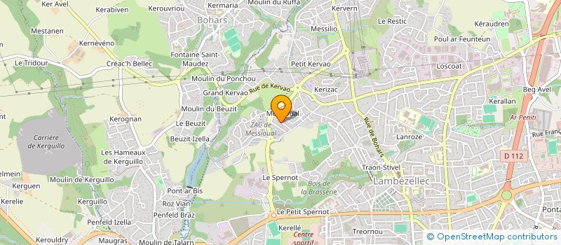 localisation de l'entreprise AGENCE HAMON LOIC à BREST