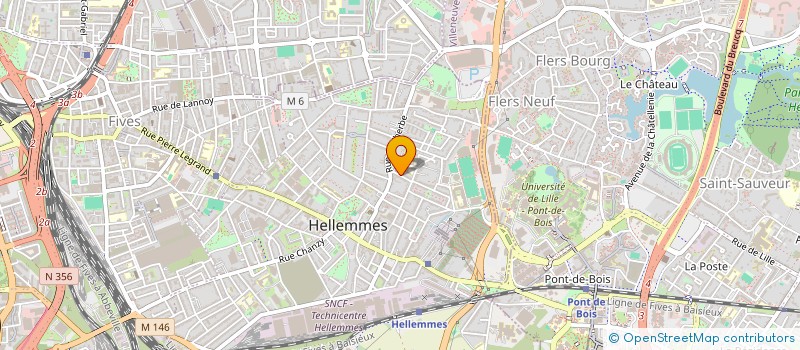 localisation de l'entreprise AGENCE HELLEMMOISE DE PLOMBERIE à LILLE