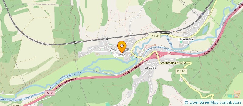 localisation de l'entreprise AGENCE HELLO !  VELARS-SUR-OUCHE