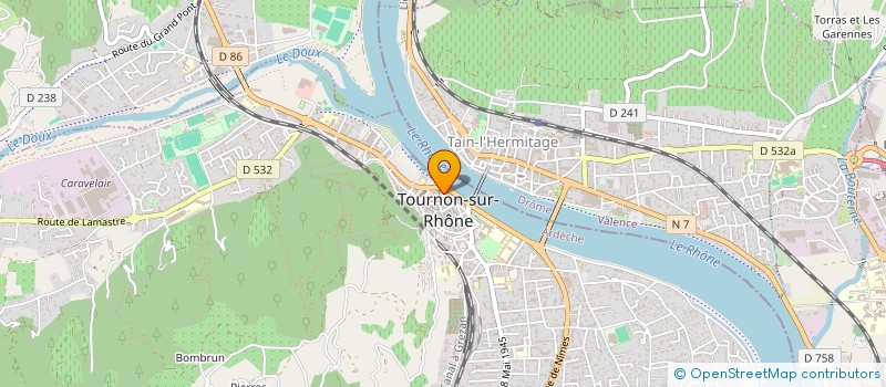 localisation de l'entreprise AGENCE HELVEN à TOURNON-SUR-RHONE