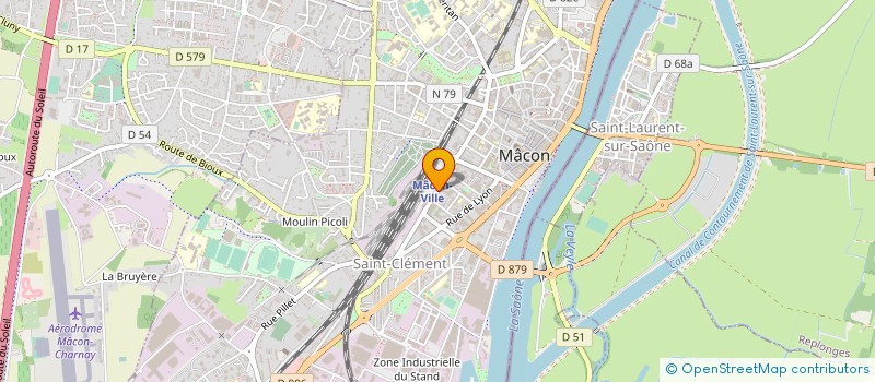 localisation de l'entreprise AGENCE HENRIETTE  MACON