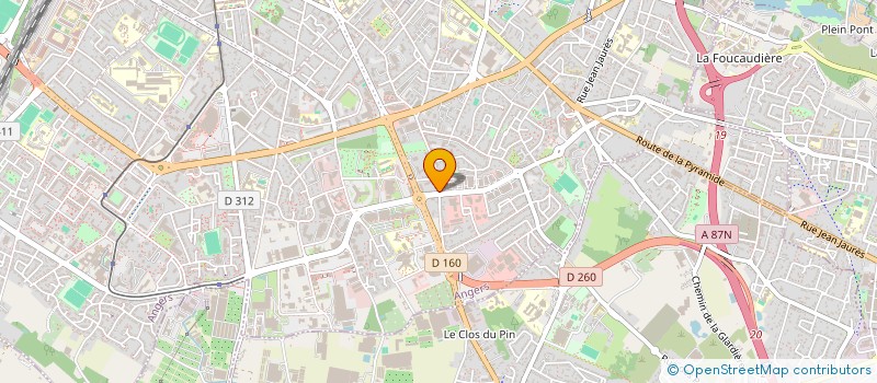 localisation de l'entreprise AGENCE HILO à ANGERS