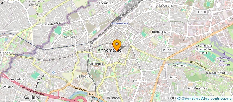 localisation de l'entreprise AGENCE HIRCHWALD PASTOR à ANNEMASSE