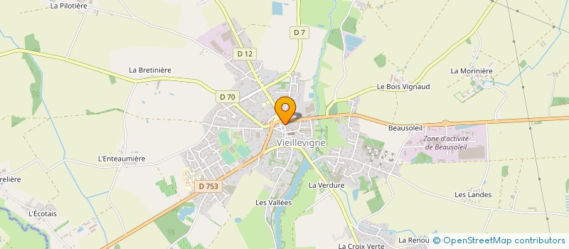 localisation de l'entreprise AGENCE HORS CHAMP  VIEILLEVIGNE