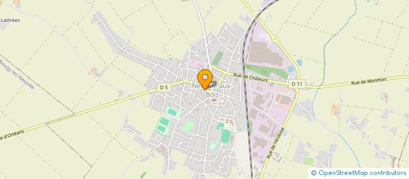 localisation de l'entreprise AGENCE HORTICOLE KOMPEER à NEUVILLE-AUX-BOIS