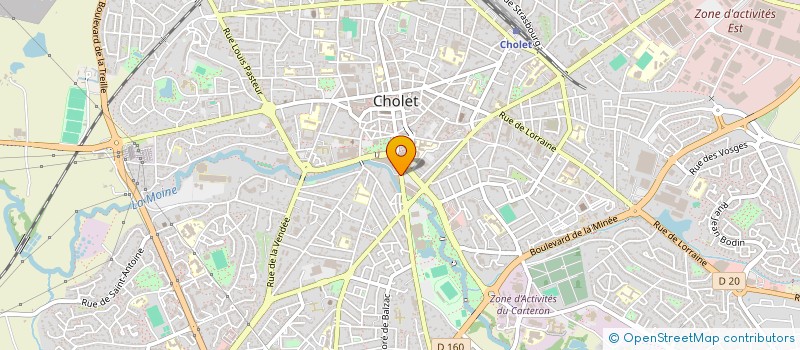 localisation de l'entreprise AGENCE HYACINTHE IMMOBILIER à CHOLET