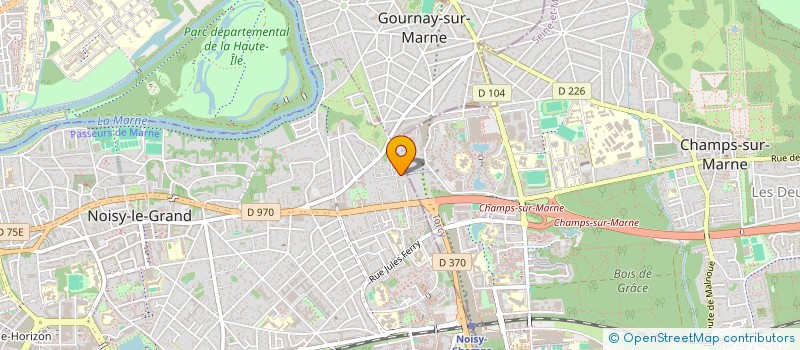 localisation de l'entreprise AGENCE I à NOISY-LE-GRAND