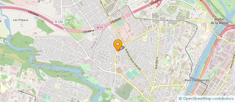 localisation de l'entreprise AGENCE IDEES à ANGERS