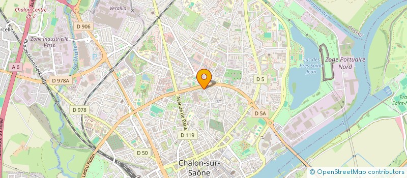localisation de l'entreprise AGENCE IMMO 71 à CHALON-SUR-SAONE