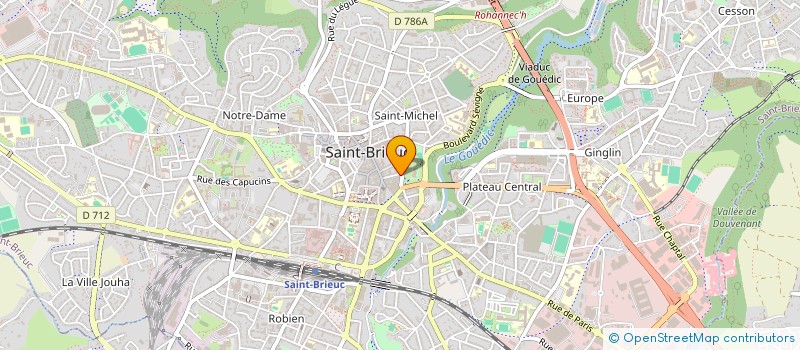 localisation de l'entreprise AGENCE IMMO ARMORICAINE PROMO à SAINT-BRIEUC