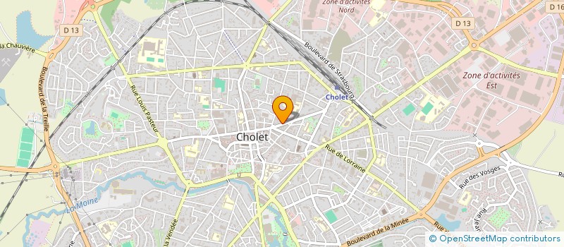 localisation de l'entreprise AGENCE IMMO'BELLIER à CHOLET