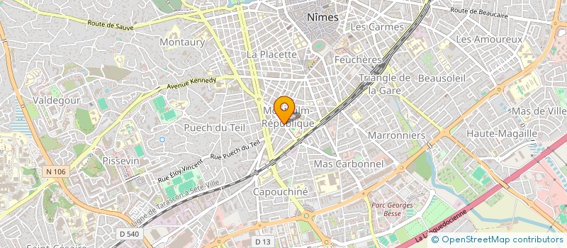 localisation de l'entreprise AGENCE IMMO DHUODA  NIMES