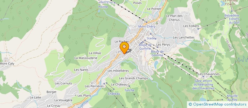localisation de l'entreprise AGENCE IMMO'SELECT  LES GETS